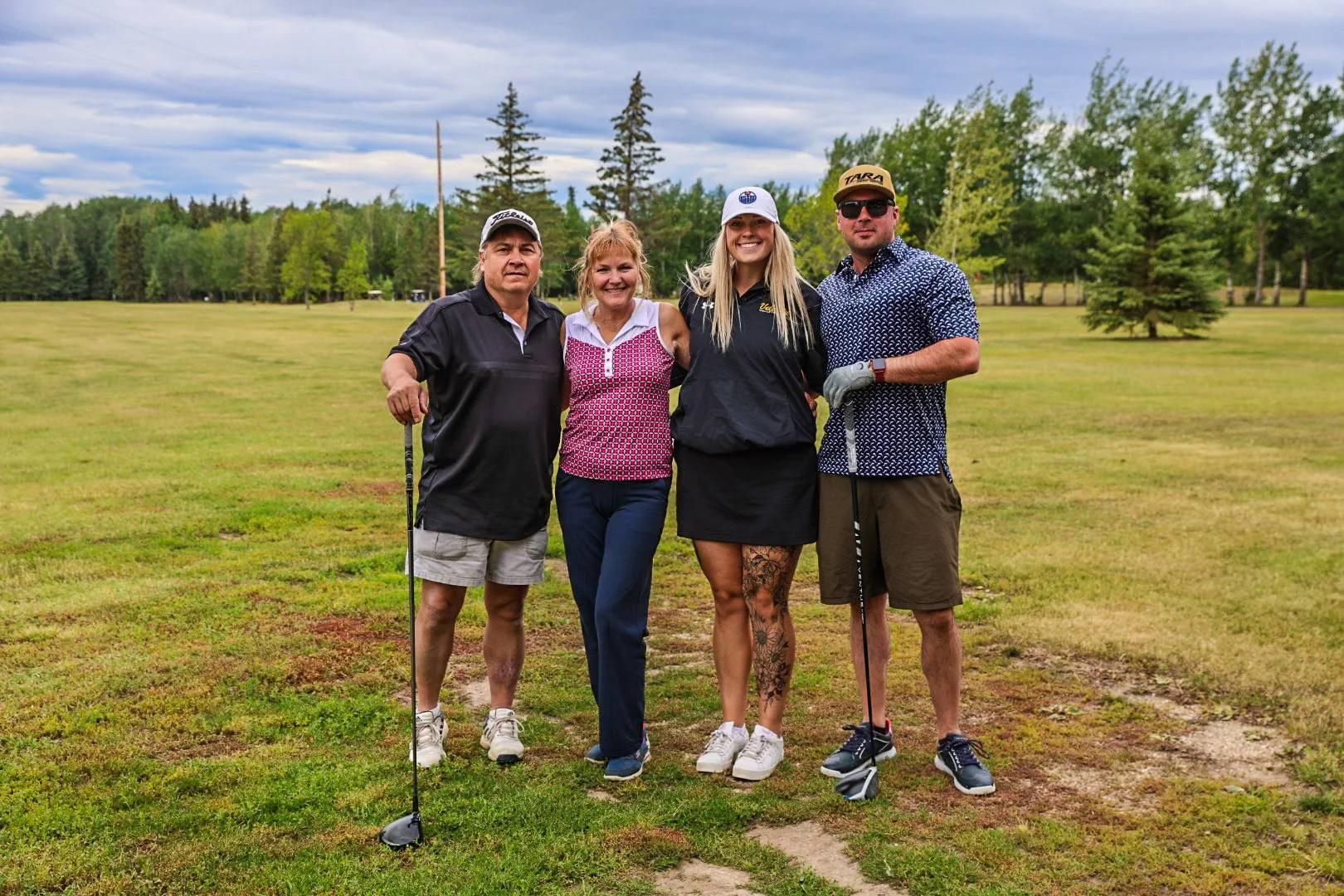 Golfers taking part in the RCSP Charity Classic golf tournament