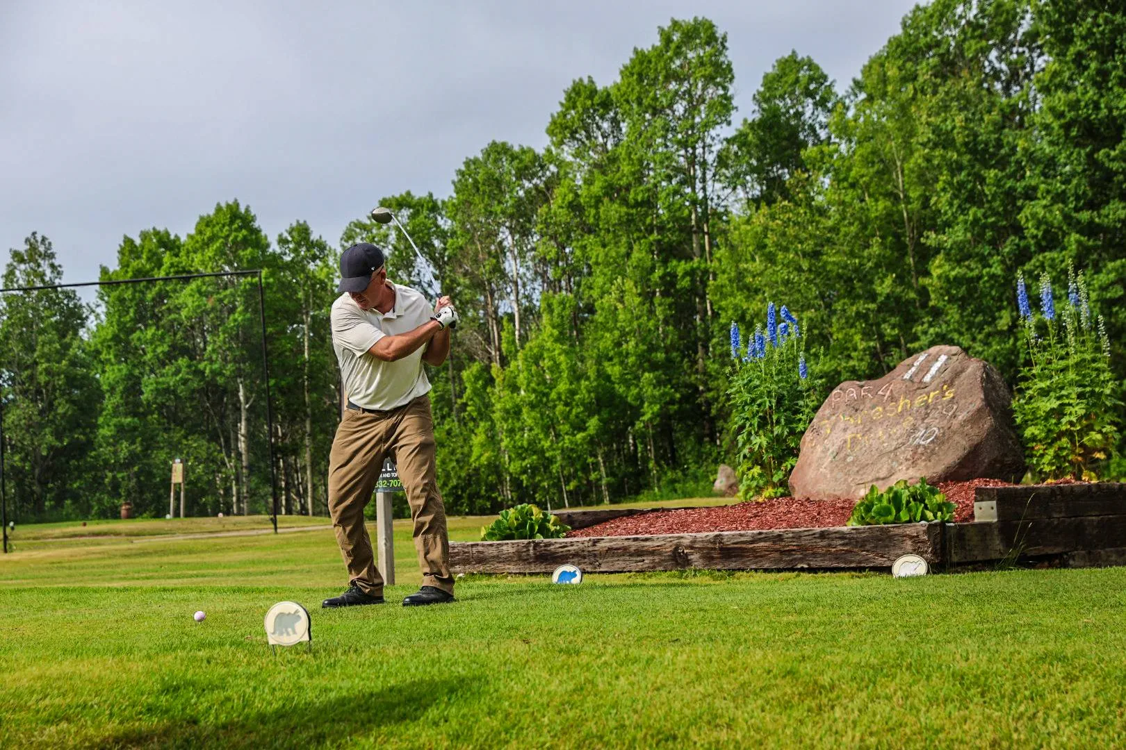 Golfers taking part in the RCSP Charity Classic golf tournament