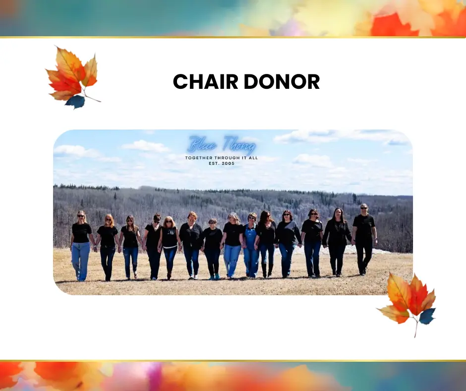 Jancey Eva Blue Thong, Chair Sponsor