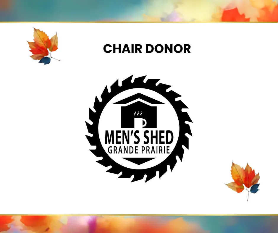 Men's Shed, Chair Donor